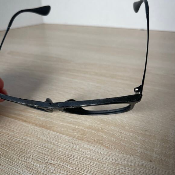 Ray-Ban RB4187-F Chris 622/8G Sunglasses Black Rubber PARTS ONLY 54-18 - Picture 10 of 12